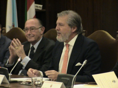 El nuevo ministro de Educación intervino en la sesión in memoriam por José Antonio Jáuregui, en la RADE